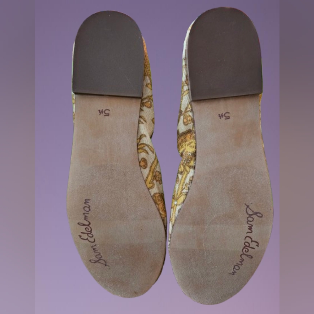 📣Authentic Sam Edelman Felicia Ballet Flats  🆕 In  Box Size 5️⃣ SE Logo Charm - Picture 5 of 7